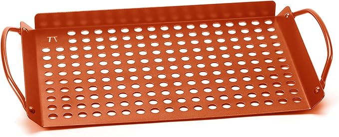 Outset Copper Grill Grid, Non-Stick Grill Pan - Image 2
