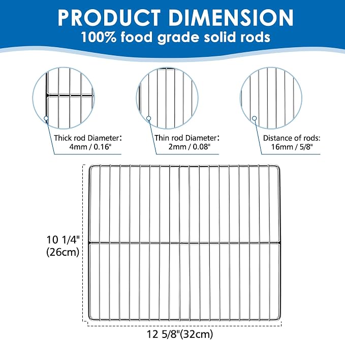 KEESHA BBQ Grill Mesh Metal Barbecue Grill Grates Replacement - Image 2
