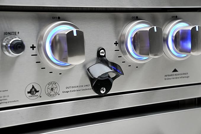 Mont Alpi MAi400-DFC 32-Inch 4-Burner 78000 BTU Deluxe Stainless Steel Gas - Image 11