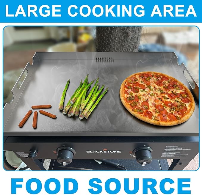 Flat Top Griddle for Blackstone 28 Inch Grill Powder Coated Steel Griddle - Image 5