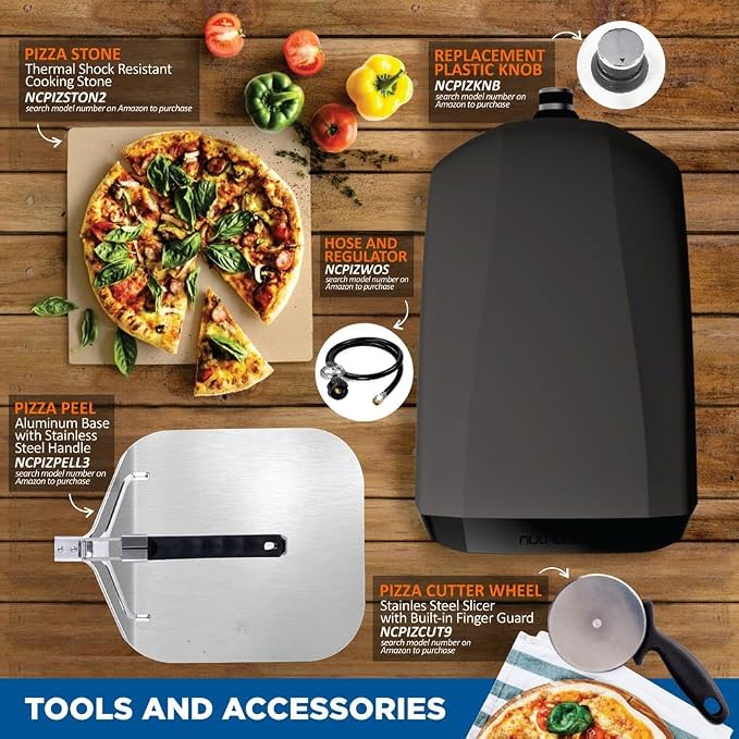 NutriChef Portable Outdoor Gas Pizza Oven - Image 5