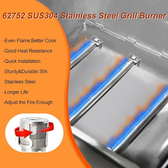 Grill Parts Replacement For Weber Genesis 300 Series E310, EP330 - Image 7