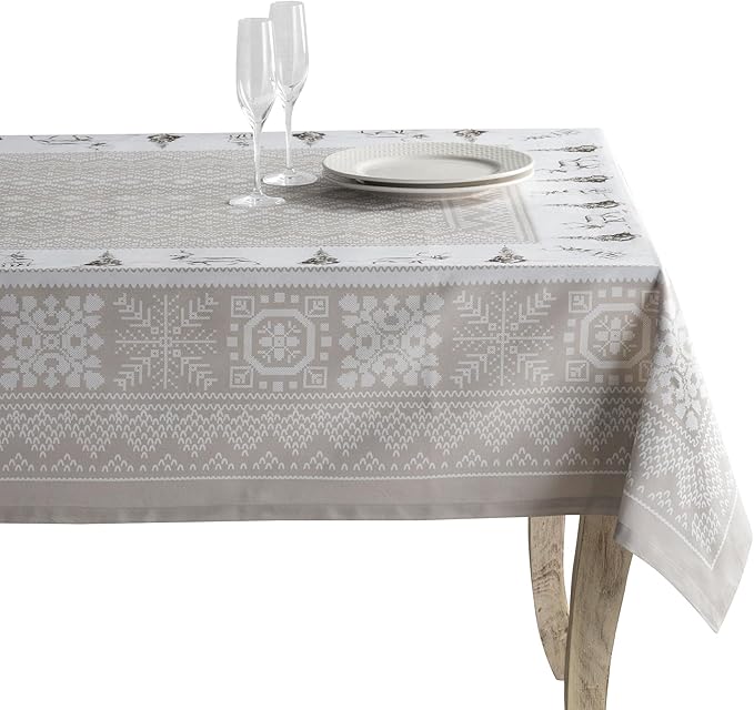 Maison d' Hermine Table Cloth Rectangle Table 100% Cotton 60 x 108 Inches Fall by MaisondHermine