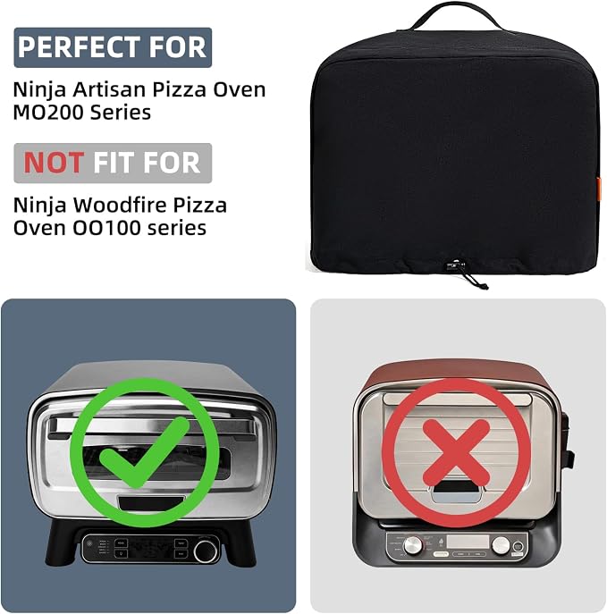 Waterproof Cover for Ninja Pizza Oven MO201, UV Resistant, Windproof - Image 2