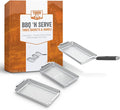 Yukon Glory™ BBQ 'N SERVE Grill Basket Set by YukonGlory