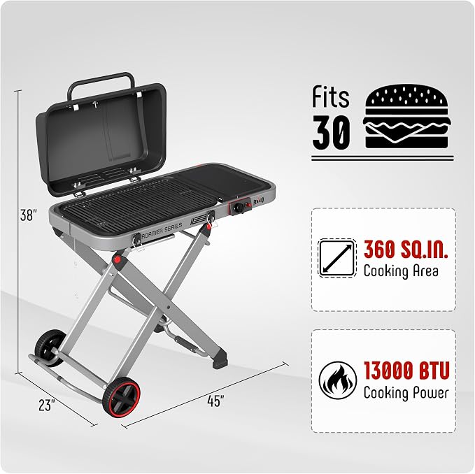 Portable Propane Gas Grill - Image 2