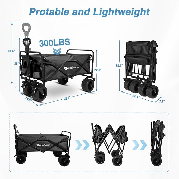 Yesker Foldable Wagon - Image 2