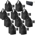 BeeGreen 20 Pack Black Reusable Grocery Bags by BeeGreen