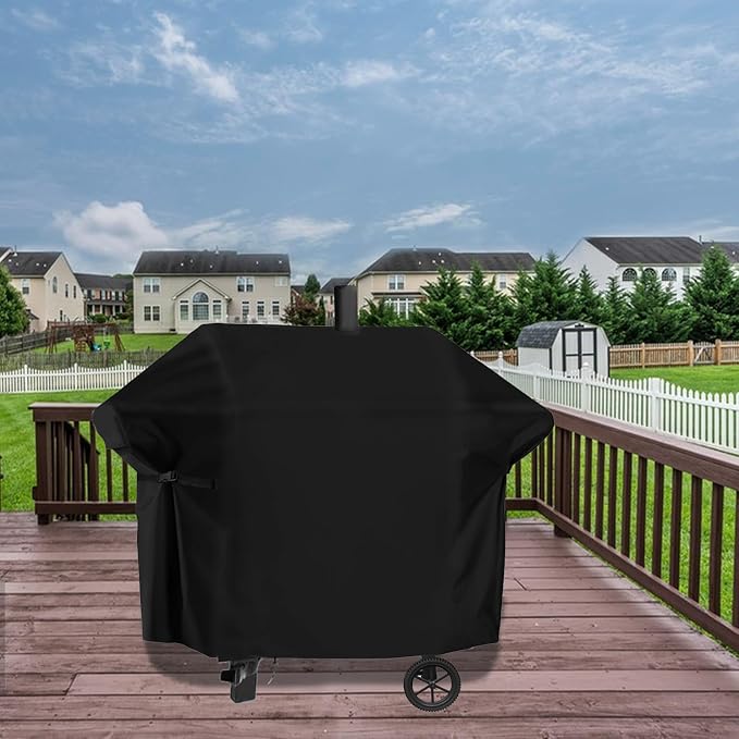 Grill Cover for Oklahoma Joe's Longhorn Combo Charcoal Gas Smokers & Grills - Image 2