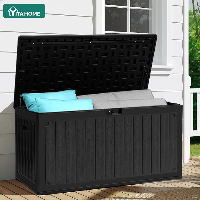 YITAHOME 90 Gallon Double-Wall Deck Box - Image 7