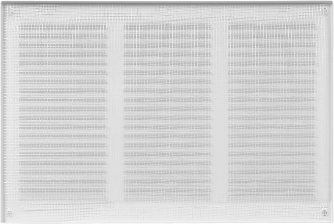 Repa Market 12x8 Inch Air Vent Cover/White Galvanized Steel Louvered Grill Cover - Image 6