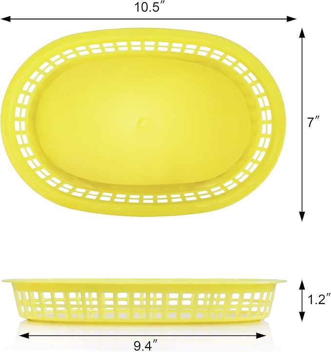 New Star Foodservice 44096 Fast Food Baskets, 10.5 x 7 Inch - Image 3