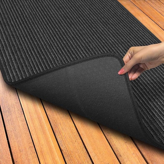House, Home and More Indoor Outdoor Double-Ribbed Carpet Runner - Image 4