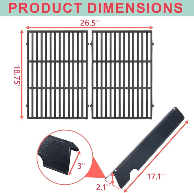 66095 Grill Grates & 66032 Flavorizer Bars - Image 2