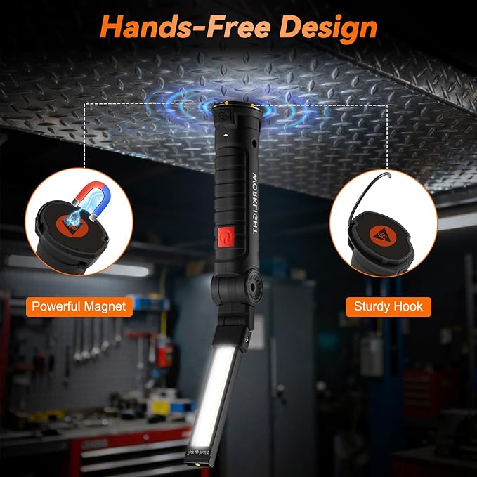 Magnetic Work Light 6Pack, Rechargeable Work Light - Image 4