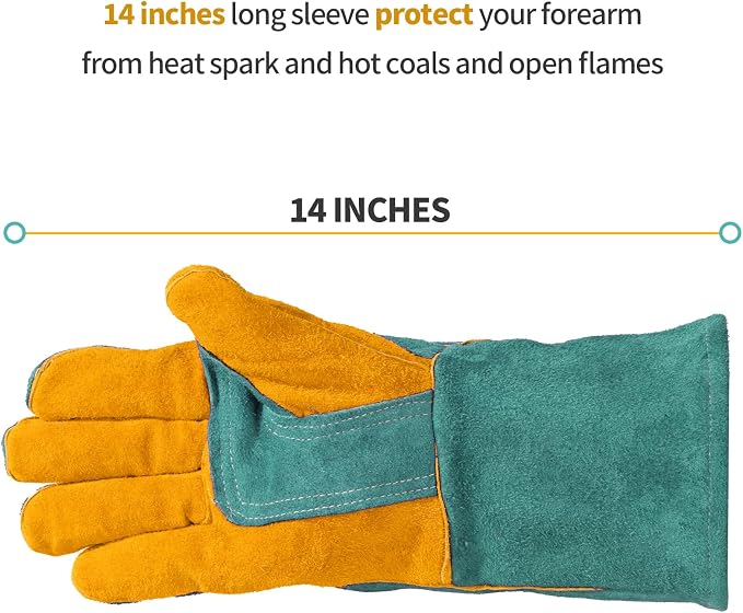 Leather Welding Gloves - Image 6