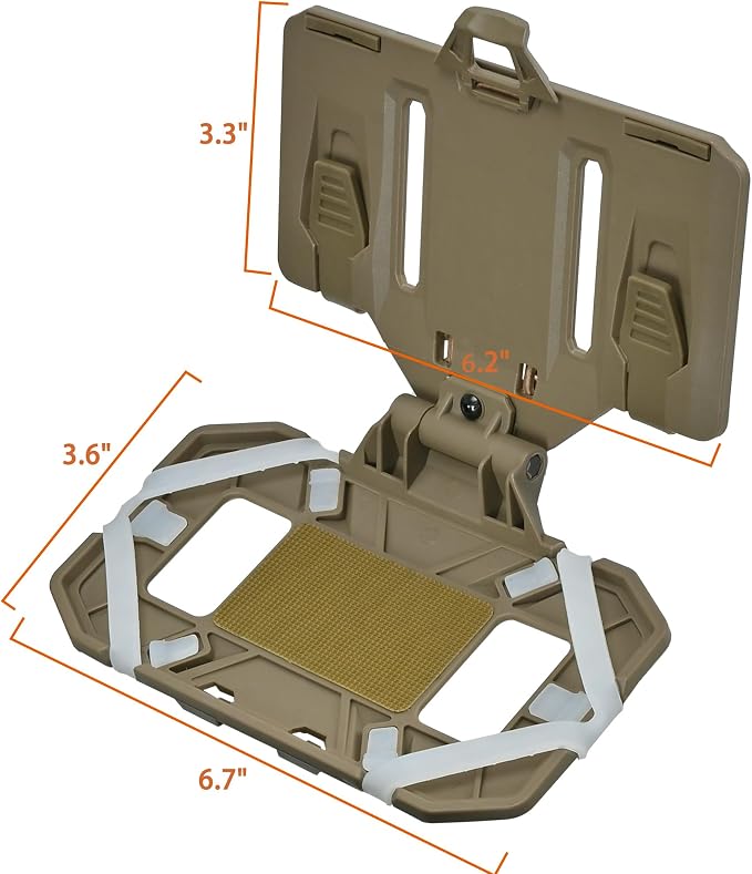 Tactical Plate Carrier Phone Mount, Universal Molle Phone Holder, Tactical - Image 2
