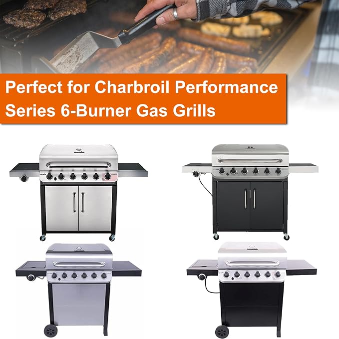 Full-Size Griddle Inserts for Charbroil Performance 6 Burner Grill, Flat Top - Image 5