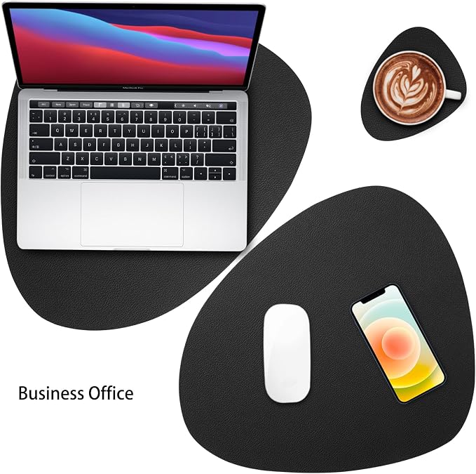 Myir JUN Placemats, Dual-Sided Placemats Waterproof Faux Leather Placemats Set - Image 6