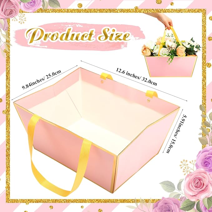 Pinkunn 48 Pcs Basket for Gifts Empty DIY Bulk Gift Basket Kit - Image 2