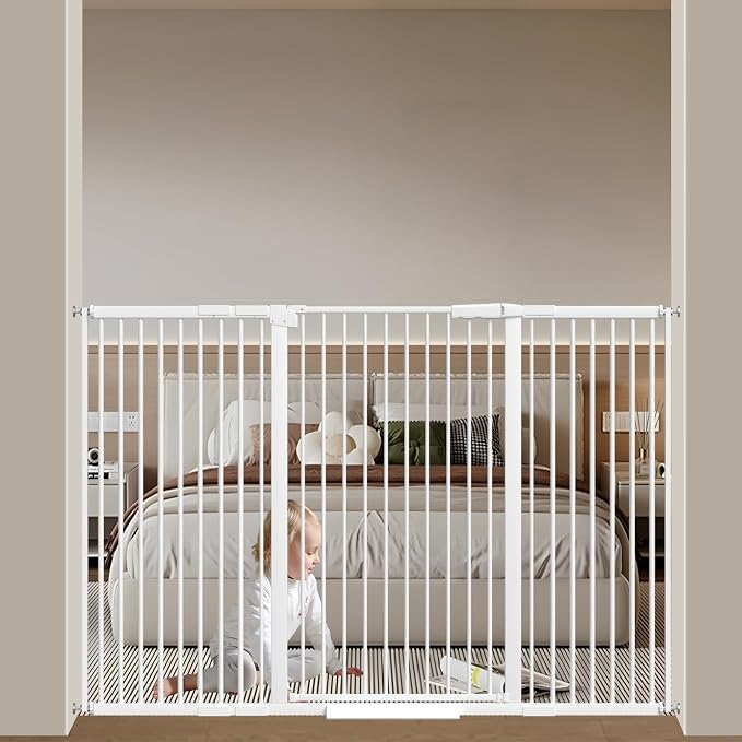 40.55" Tall 1.37" Ultra Narrow Spacing Dogs Pets Baby Gate by AiWMGL