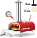 PIZZELLO 13" Outdoor Pizza Oven Propane Wood Fired Outdoor Foldable Pizza Ovens by PIZZELLO
