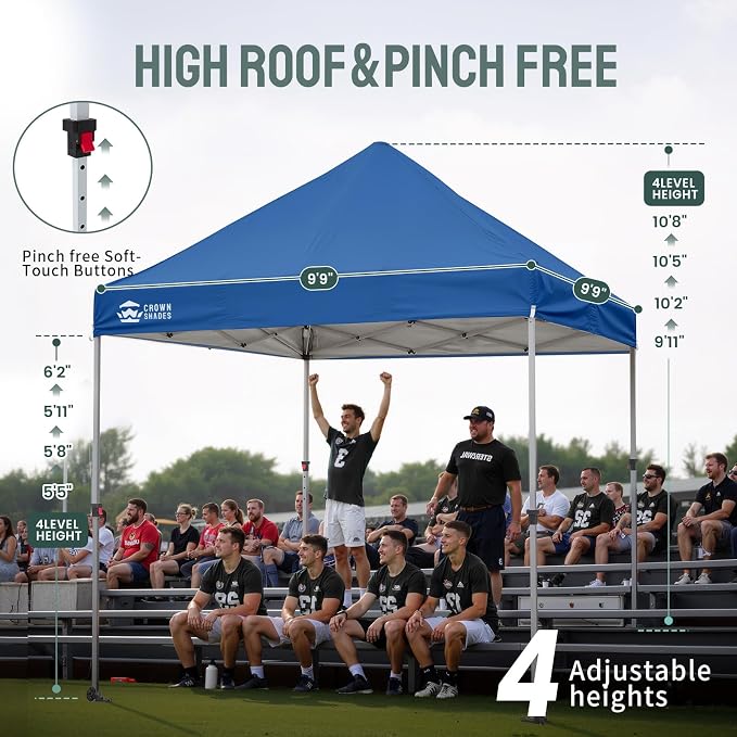 CROWN SHADES 10x10 Heavy Duty Canopy - Image 3
