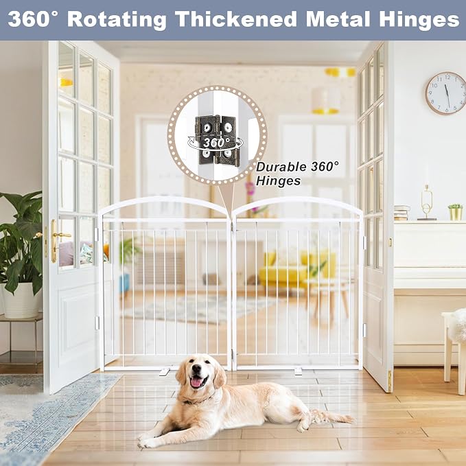 Full Metal Free Standing Dog Gate - Image 5