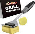 Grill Brush Bristle Free for Outdoor Grill, Steam Grill Cleaning Brush by KINDOO