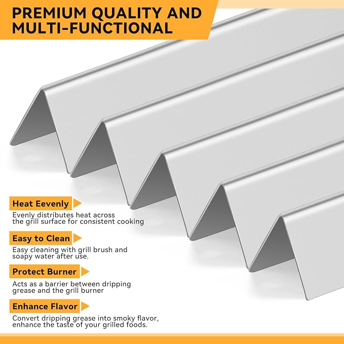 17.5 Inch Stainless Steel Flavorizer Bars - Image 4