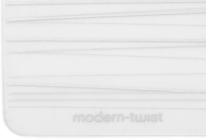 modern-twist 14 x 16 Silicone Placemat, PVC-Free Table Mat, Dishwasher Safe - Image 3