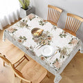Worltoldb Retro Vintage Hydrangea Tablecloths Polyester Table Cloth by Worltoldb
