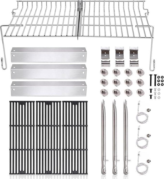 Criditpid Replacement Parts for Chargriller 5050, 3008 Gas Grill, Heat Plates by Criditpid