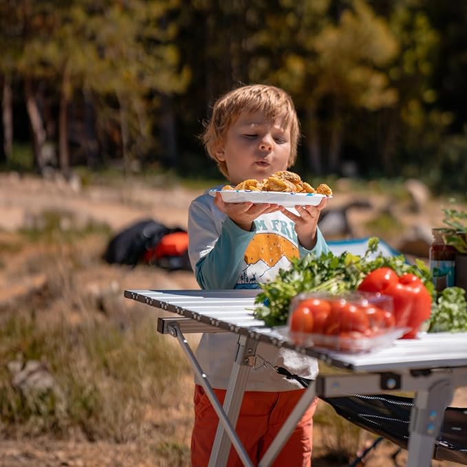 PORTAL Outdoor Folding Portable Picnic Camping Table - Image 2
