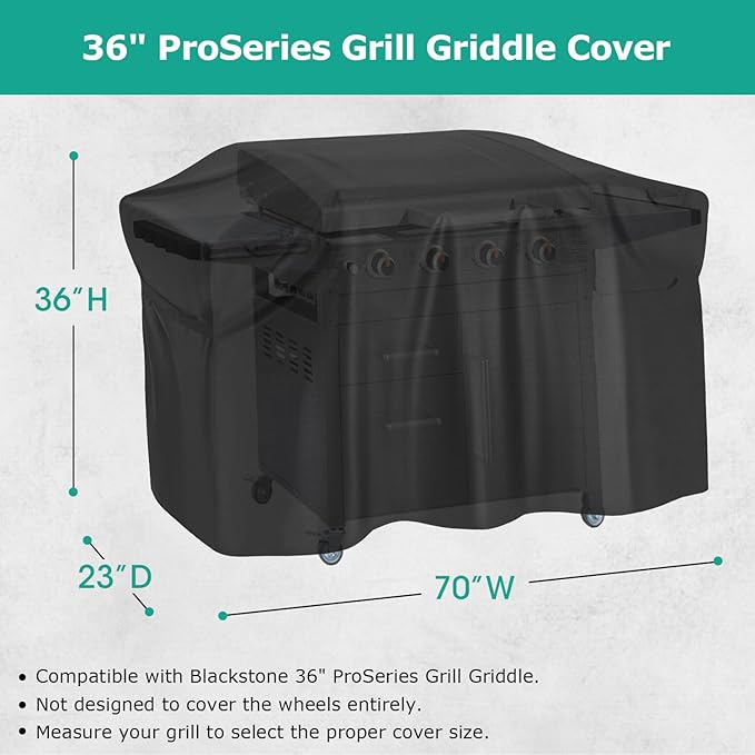 SunPatio Griddle Cover for Blackstone 36" Pro Series Grill Griddle, Outdoor - Image 2