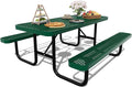 72'' Rectangular Steel Picnic Table by HIMcup