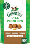 Greenies Pill Pockets for Dogs, Large Size Soft Dog Treats, Peanut Butter Flavor by GREENIES