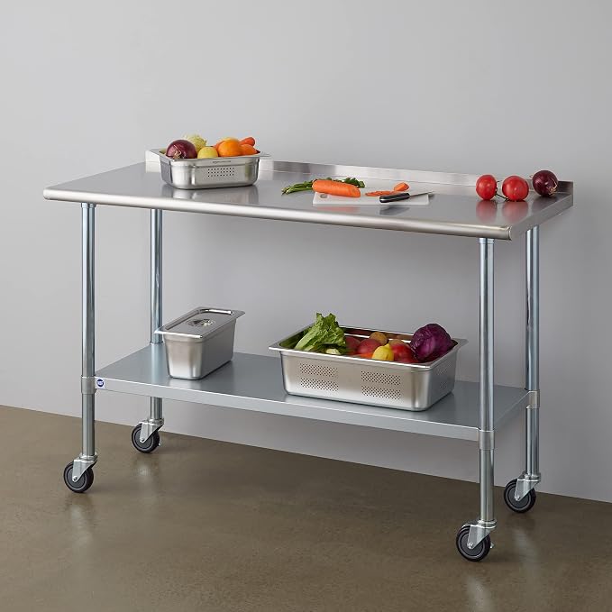 Stainless Steel Table for Prep & Work - Image 2