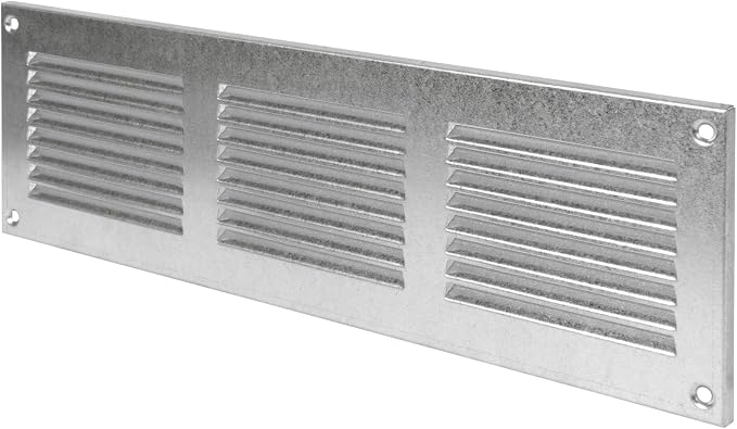 Repa Market 12x4 Inch Air Vent Cover/Galvanized Steel Louvered Grill Cover - Image 9