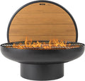 DENKOE 32 Inch Round Fire Pit Table by DENKOE