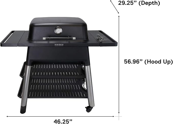 Everdure FORCE 2 Burner Gas Grill, Liquid Propane Portable BBQ Grill - Image 5