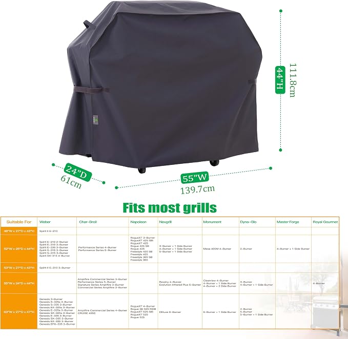 F&J Outdoors BBQ Cover, Waterproof Anti-UV - Image 2