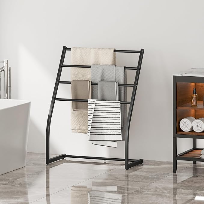 Honiter Towel Racks for Bathroom, Free Standing Towel Rack, Pool Towel Racks - Image 4