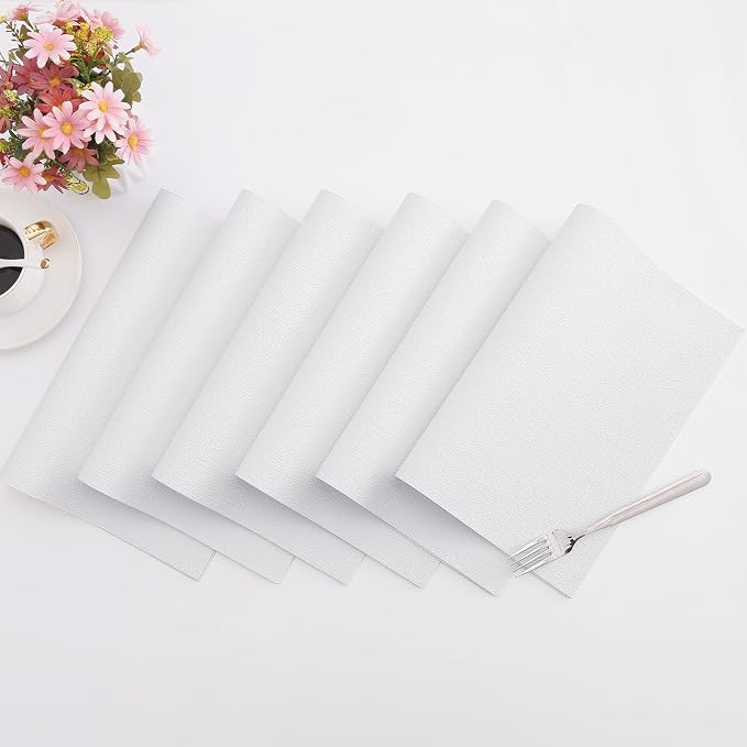Homaxy Faux Leather Heat Resistant Placemats - Image 7