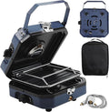 Propane Double Burner Two Burner Camp Stove, 16000 BTU Portable Folding Gas by FAHKNS