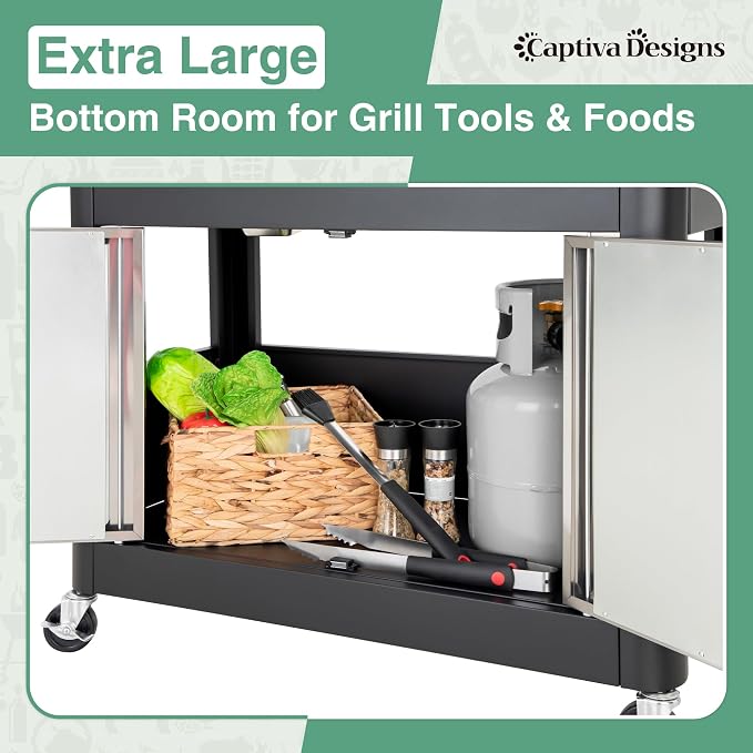 Captiva Designs 6-Burner Propane Gas BBQ Grill - Image 7
