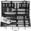 POLIGO 22PCS Heavy Duty BBQ Grill Accessories Set, Non-Slip Grill Tools by POLIGO