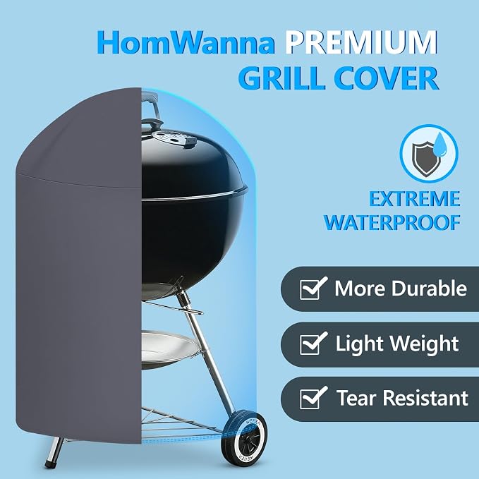 22 Inch Kettle Grill Cover - Image 3