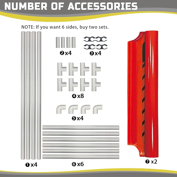 Safety Caution Barricade 2Panels Foldable Security Signs - Image 4