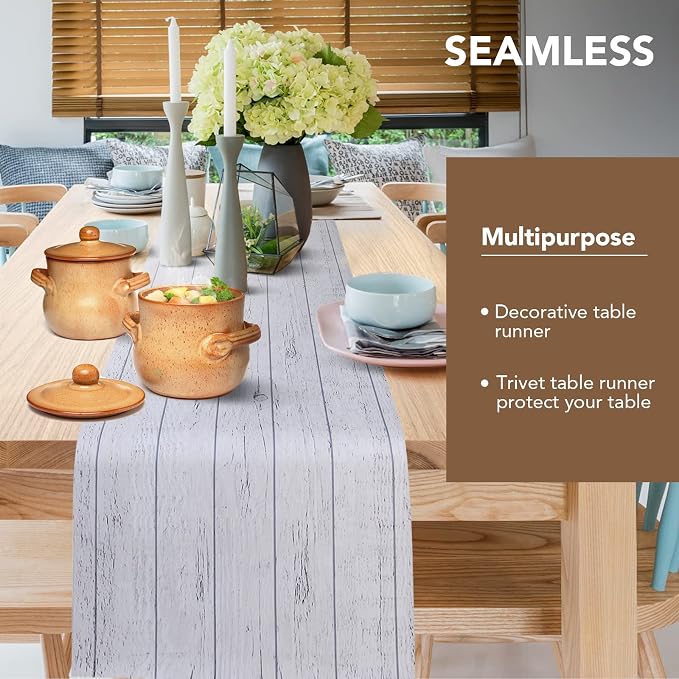 Trivet Table Runner Hot Plates Mat 12 X 40 Inch Heat Resistant Table Protector - Image 3